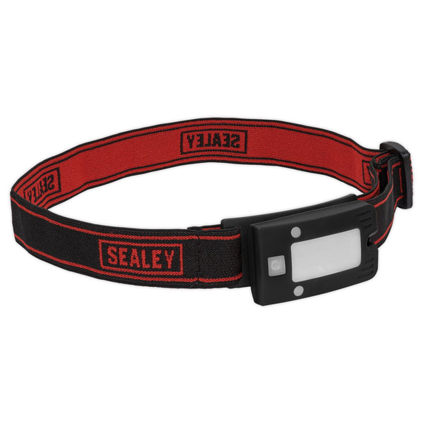 Sealey LED360HT Rechargeable Head Torch 2W COB LED Auto Sensor Black
