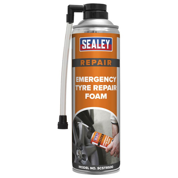 Sealey SCSTR500 Emergency Tyre Repair Foam 500ml
