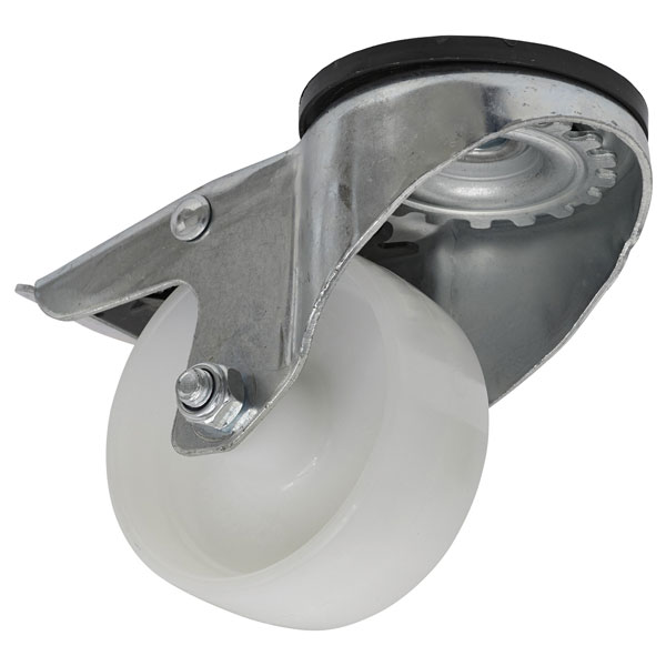 Sealey SCW480SBL Castor Wheel Bolt Hole Swivel with Total Lock Ø80mm