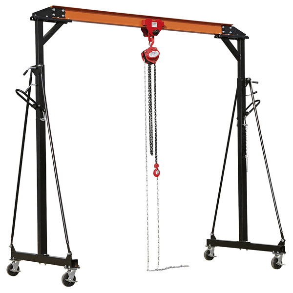  SG1000KIT Portable Gantry Crane Adjustable 1tonne Combo