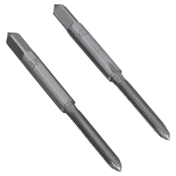 Sealey TSM5 Tap Set 2pc (Taper & Plug) M5 x 0.8mm