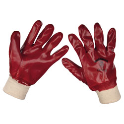 Worksafe 9106 Series General Purpose PVC Gloves Knitted Wrist Range