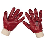 Worksafe 9106 Series General Purpose PVC Gloves Knitted Wrist Range