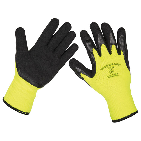 Worksafe TSP126/6 Thermal Super Grip Gloves - Pack of 6 Pairs