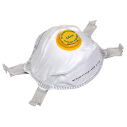 Worksafe 9334 Cup Mask Valved FFP3