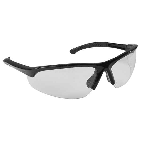 Worksafe 9213 Zante Style Clear Safety Glasses with Adjustable Arms