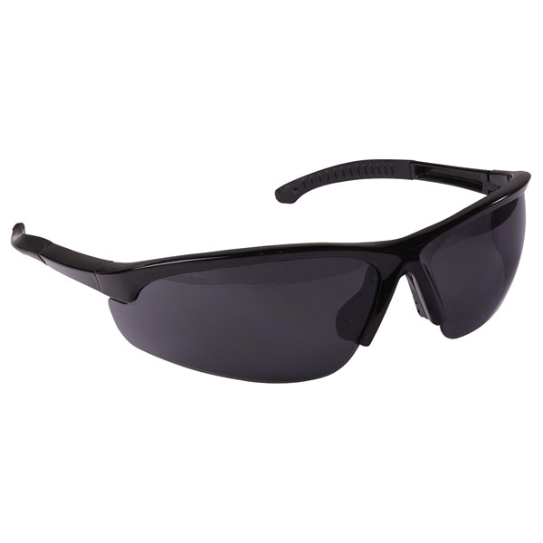 Worksafe 9214 Zante Style Smoke Lens Safety Glasses with Flexi Arms
