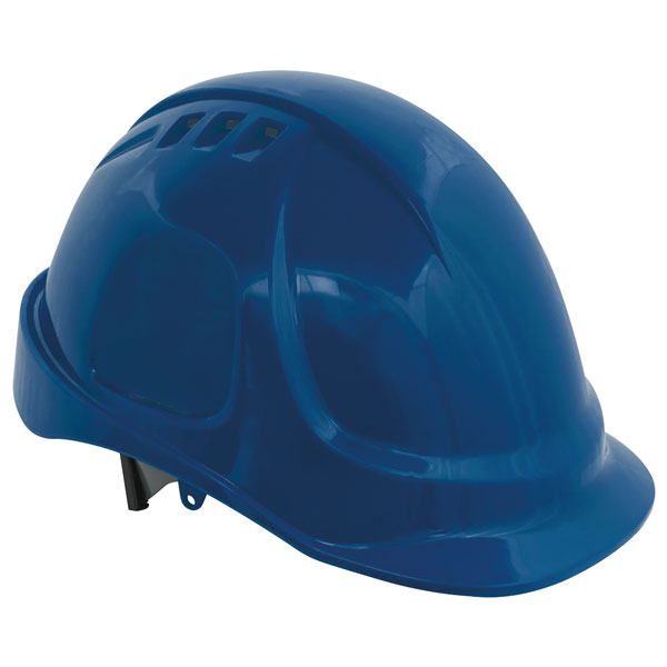  502B Plus Safety Helmet - Vented (Blue)