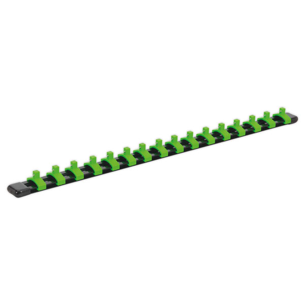 Sealey AK27052HV Socket Retaining Rail with 16 Clips 1/4"Sq Drive ...