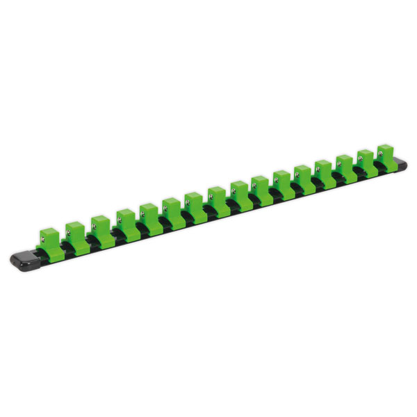 Sealey AK27054HV Socket Retaining Rail with 16 Clips 1/2"Sq Drive ...