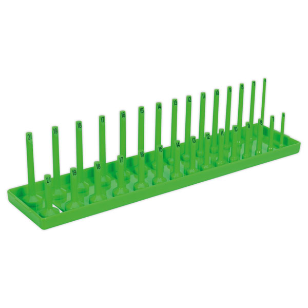 Click to view product details and reviews for Sealey Sh3815hv Socket Holder 3 8sq Drive 6 21mm Hi Vis Green. Click to view product details and reviews for Sealey Sh3815hv Socket Holder 3 8sq Drive 6 21mm Hi Vis Green.
