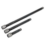 Sealey Wobble/Rigid Extension Bar Set 3piece Square Drive Black Series Range