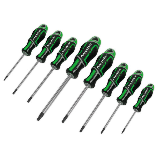 Click to view product details and reviews for Sealey Ak4323hv Screwdriver Set 8pc Security Trx Star Gripmax®.