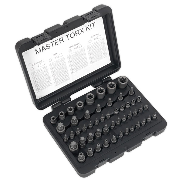 Sealey AK6199 TRX-Star* Master Socket Set 52pc 1/4", 3/8" & 1/2"Sq...