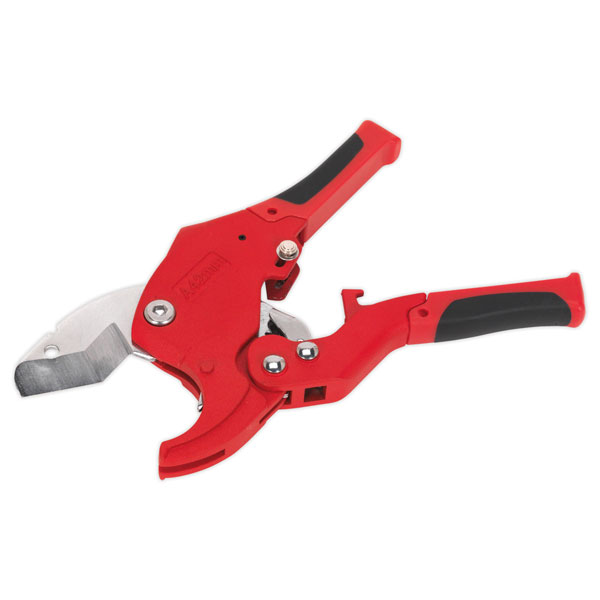 Click to view product details and reviews for Sealey Pc41 Plastic Pipe Cutter Quick Release Ø6 42mm.