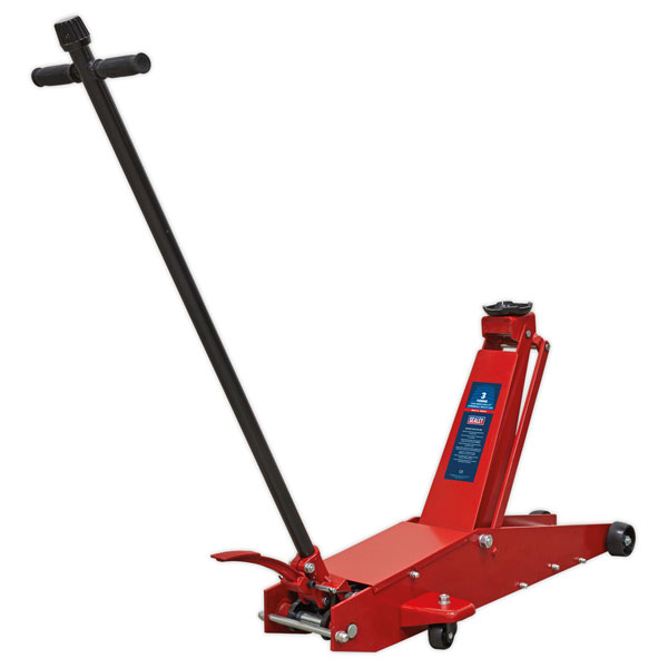 Sealey 3000HLC Trolley Jack 3tonne Long Reach High Lift
