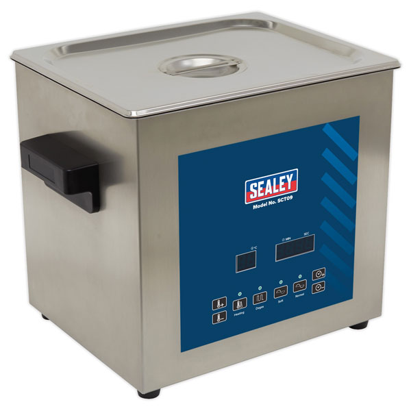 Sealey SCT09 Ultrasonic 9L Parts Cleaning Tank