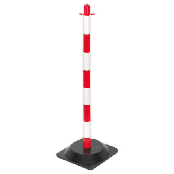 Sealey RWPB01 Red/White Post with Base
