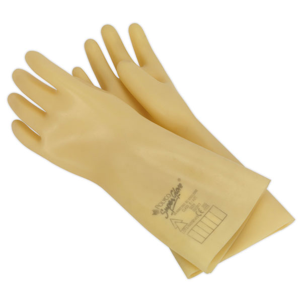 Sealey HVG1000VL Electrician's Safety Gloves 1kV Pair