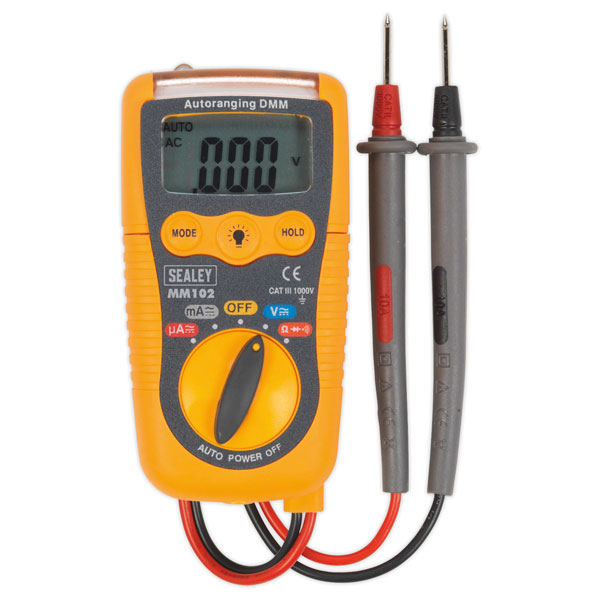 Sealey MM102 Professional Auto-Ranging Digital Multimeter