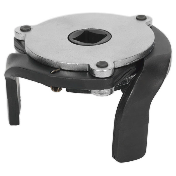 Sealey AK6432 Oil Filter Claw Wrench Ø60-93mm Capacity 3/8"Sq Drive