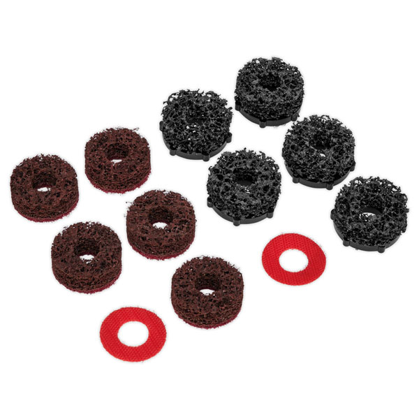 Sealey VS8002A Stud Hub Cleaner Pads for VS8002 Pack of 12