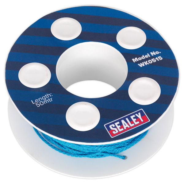 Sealey WK0515 Windscreen Cutting Wire 50m - Nylon