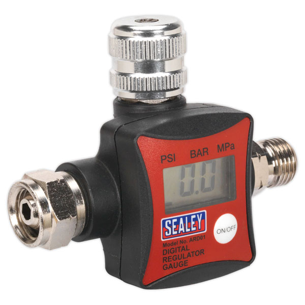 Sealey ARD01 On-Gun Digital Pressure Regulator/Gauge