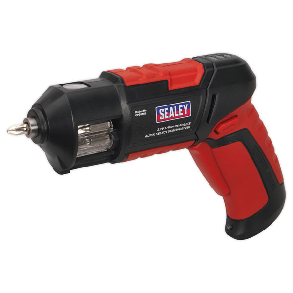 Sealey CP36MS Cordless Screwdriver Quick Select 14pc 3.7V Lithium-...