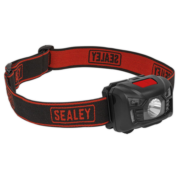 Sealey HT102R Rechargeable Head Torch 3W SMD LED Auto-Sensor