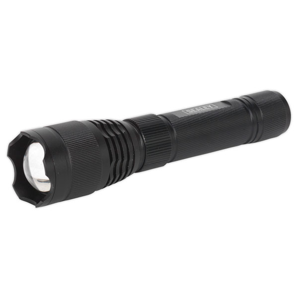 Sealey LED449 Alu Torch 10W CREE XPL LED Adjustable Focus Recharge...