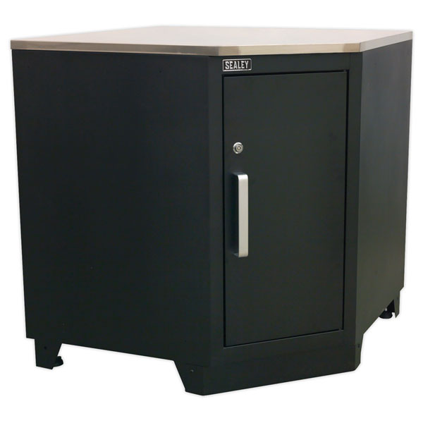 Sealey APMS15 Modular Corner Floor Cabinet 930mm Heavy-Duty