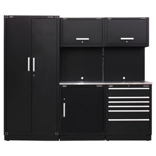 Sealey APMSCOMBO1SS Modular Storage System Combo - Stainless Steel...