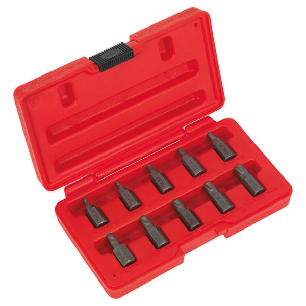 Sealey AK8181 Multi-Spline Screw Extractor Set 10pc