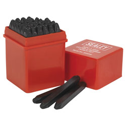 Sealey Letter & Number Punch Set 36piece Range