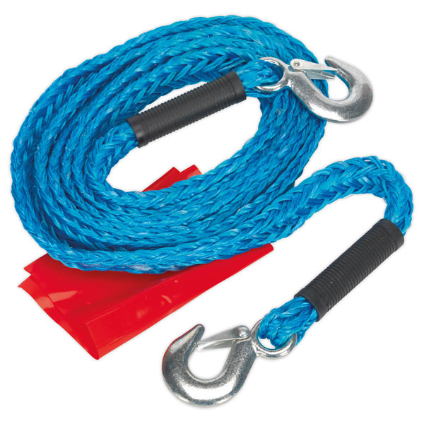 Sealey TH2002 Tow Rope 2000kg Rolling Load Capacity