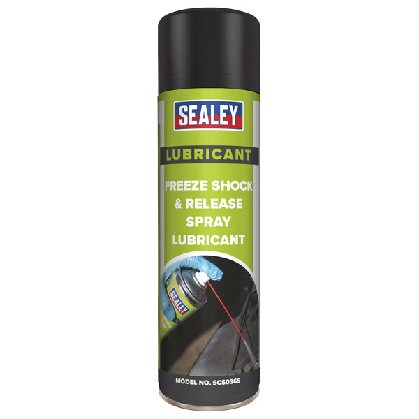 Sealey SCS036S Freeze Shock & Release Spray Lubricant 500ml