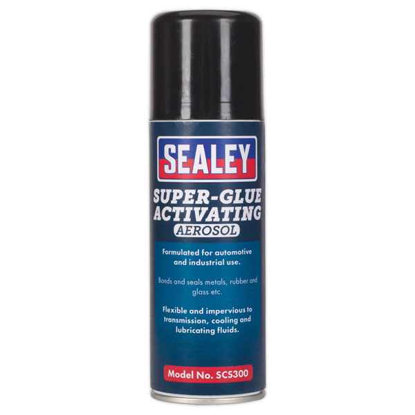 Sealey SCS300S Super Glue Activating Aerosol 200ml
