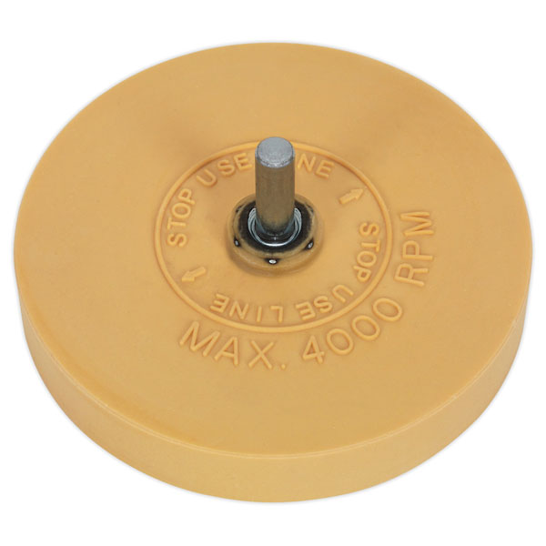 Sealey SA95/PXM Stripe Removing Pad Ø88 x 16mm, 6mm Mandrel