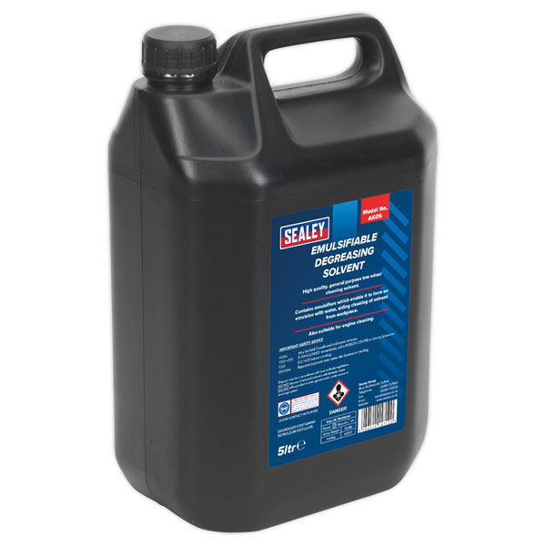 Sealey AK05 Degreasing Solvent Emulsifiable 5L