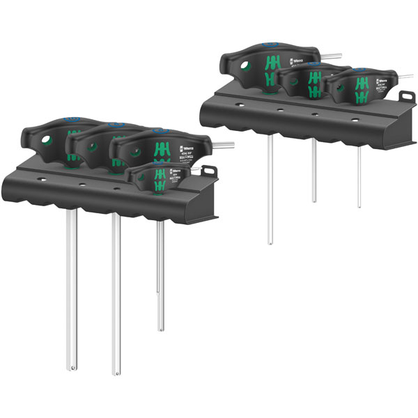 Wera 05023450001 454/7 HF Set 1 T-Handle Screwdrivers Hex-Plus - H...