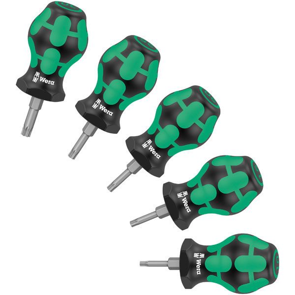 Wera 05008876001 Stubby Set TX 1 Screwdriver Set TORX® 5 pieces