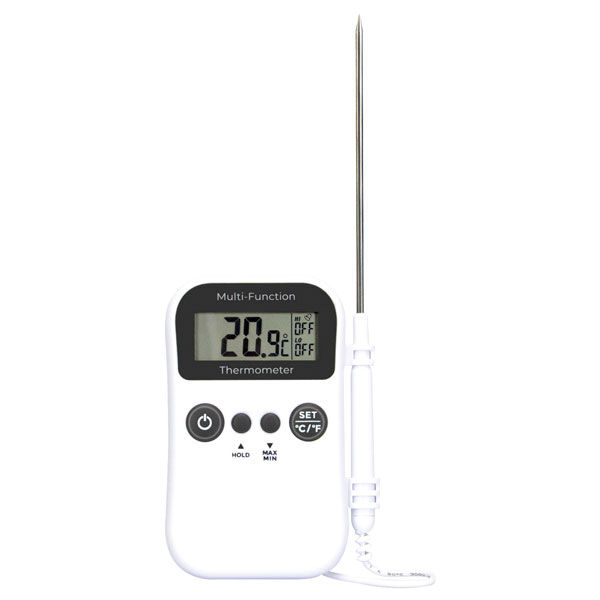 Image of ETI 810-927 Multi-Function Thermometer - White