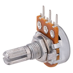 Taiwan Alpha RV16AF-20-17K-A Logarithmic 16mm Metal Vertical PCB Potentiometers