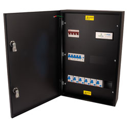 Matt:e EVU-6-32 Series Connection Units O-PEN 125 6x 32A Double Pole