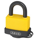 70AL/45mm Aluminium Padlock Yellow Keyed Alike 6401