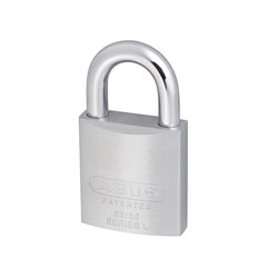 83/50mm Chrome Plated Brass Padlock