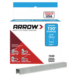 T50 Staples 6mm (1/4in) Pack 5000 (4 x 1250)