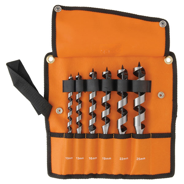 Bahco 9526 Combination Wood Auger Bit Set, 6 Piece 10-25mm