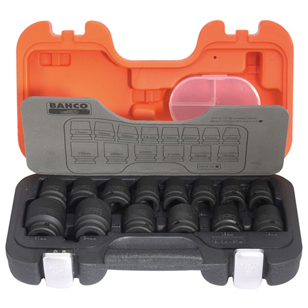 Bahco D/S14 Impact Socket 14 Piece Set 1/2in Square Drive